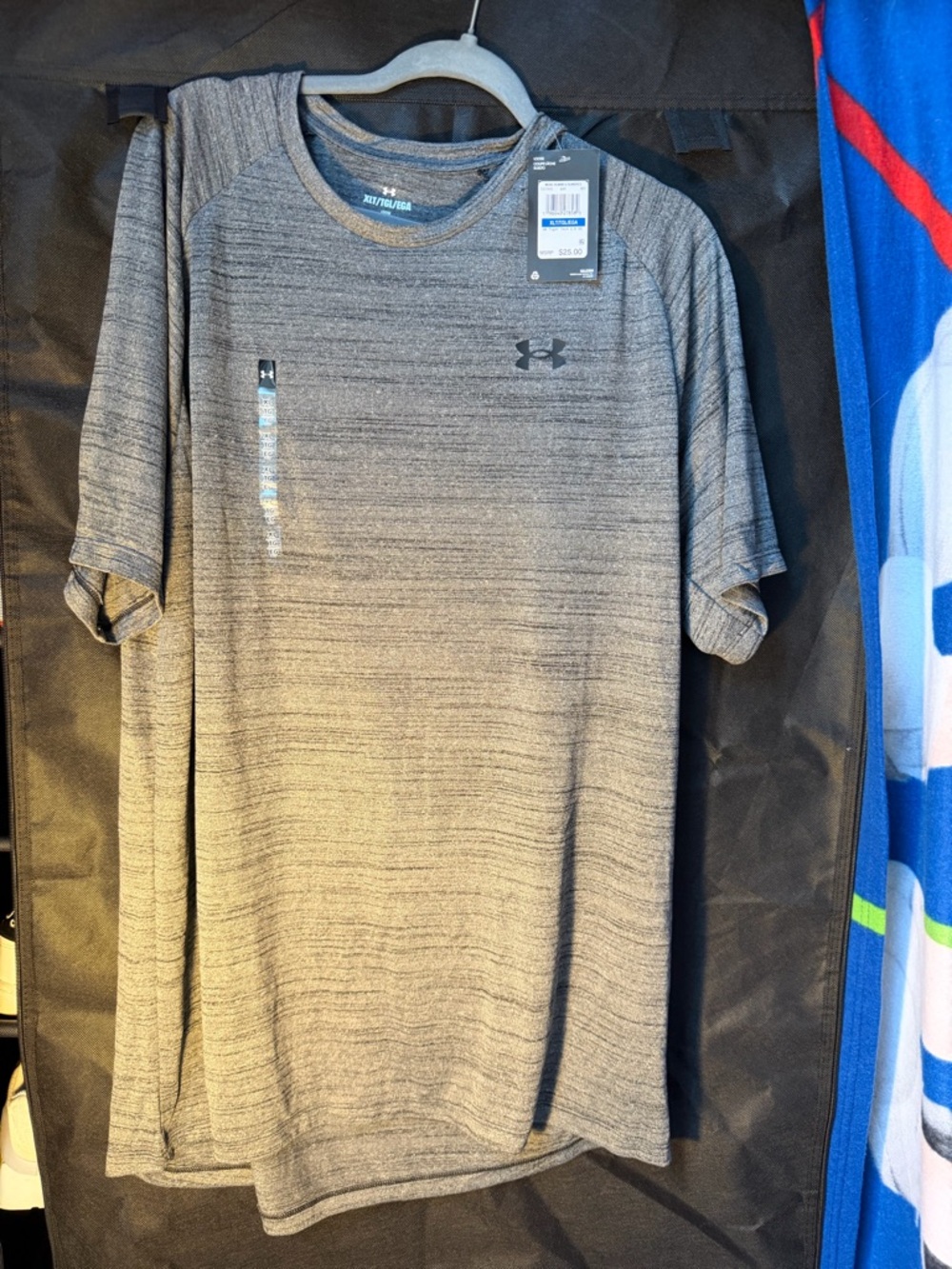 Under Armour Men’s Heathered Grey Performance Short Sleeve Tee